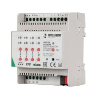  - INTELLIGENT ARLIGHT Контроллер штор KNX-704-BLIND-DIN (230V, 4x6A) (IARL, Пластик)