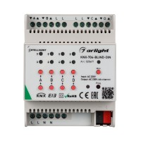  - INTELLIGENT ARLIGHT Контроллер штор KNX-704-BLIND-DIN (230V, 4x6A) (IARL, Пластик)