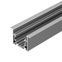  - Профиль с экраном S2-LINIA55-F-2500 ANOD+OPAL (Arlight, Алюминий)