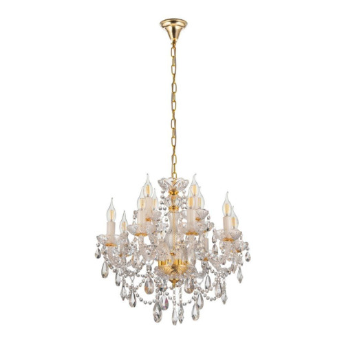 Подвесная люстра Lumina Deco Eliza LDP 7026-8+4 SL+GD 