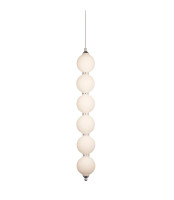 - Подвесной светодиодный светильник Lumina Deco Snowman LDP 6835-1 WT+CHR