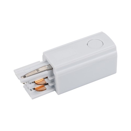 Коннектор питания LGD-4TR-CON-POWER-R-WH (C) (Arlight, IP20 Пластик, 3 года) Коннектор-заглушка для подачи питания в треки 4TR, правая (определение правого коннектора происходит относительно контакта заземления системы). Цвет белый.
Длина 65мм (99мм с разъемом). При использовании с треками и аксессуарами другой серии возможно отличие по цвету.
