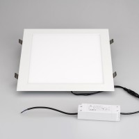  - Светильник DL-300x300M-25W White (Arlight, IP40 Металл, 3 года)