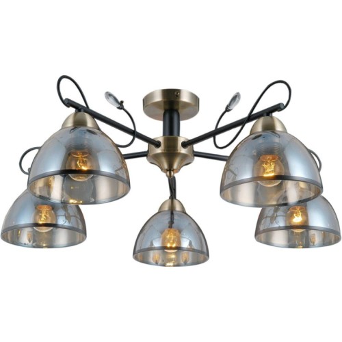 Потолочная люстра Illumico IL0251-5CSQ-79 BK AB 
