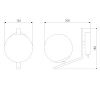  - Бра Eurosvet Shape 70131/1 хром
