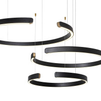  - Подвесной светодиодный светильник Loft IT Ring 10025/3 Black