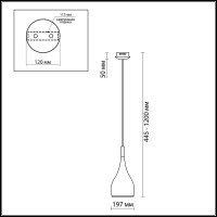  - Подвесной светильник Odeon Light Drop 2907/1