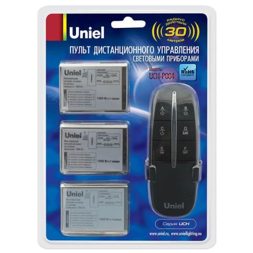 Пульт управления светом Uniel UCH-P004-G3-1000W-30M 07804 