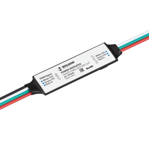 INTELLIGENT ARLIGHT Усилитель SMART-PWM-1022-MIX-SUF (12-24V, 2x2.5A) (IARL, IP20 Пластик, 5 лет) 