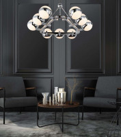  - Подвесная люстра Lumina Deco Optimus LDP 6038-9 CHR