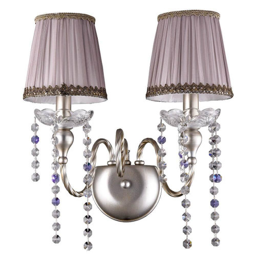 Бра Crystal Lux Alegria AP2 Silver-Brown 