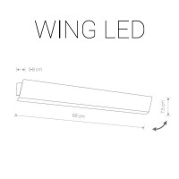  - Настенный светодиодный светильник Nowodvorski Wing Led 9295