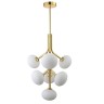 Подвесная люстра Crystal Lux ALICIA SP7 GOLD/WHITE - Подвесная люстра Crystal Lux ALICIA SP7 GOLD/WHITE