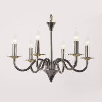  - Подвесная люстра Lucia Tucci Messina 1890.6 Glossy Black