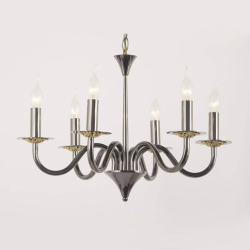 Подвесная люстра Lucia Tucci Messina 1890.6 Glossy Black 