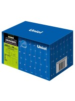  - Уличная светодиодная гирлянда Uniel занавес 220V теплый белый- белый ULD-C2030-240/TTK WarmWhite-White IP44 UL-00003950