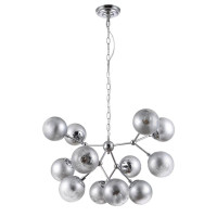  - Подвесная люстра Crystal Lux Medea SP12 Chrome