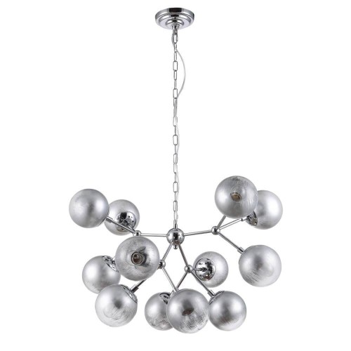 Подвесная люстра Crystal Lux Medea SP12 Chrome 