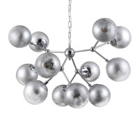  - Подвесная люстра Crystal Lux Medea SP12 Chrome
