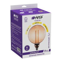  - Лампа светодиодная диммируемая Hiper E27 8W 1800K янтарная HL-2252