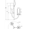 Подвесная люстра Maytoni Arco MOD223PL-03BS - Подвесная люстра Maytoni Arco MOD223PL-03BS