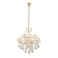  - Подвесная люстра Lumina Deco Eliza LDP 7028-6+3 WT