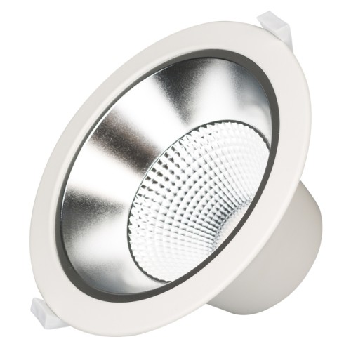 Светильник LTD-LEGEND-R115-10W White6000 (WH, 50 deg) (Arlight, IP20 Металл, 3 года) Встраиваемый светильник "Даунлайт" 10Вт. Цвет свечения БЕЛЫЙ 6000К. Световой поток 880лм, угол 50°, CRI>80. Белый корпус. Питание AC220-240V. Габариты: Ø113х65.5мм, врезное отверстие Ø90-102мм. Драйвер в комплекте (21-35V, 350mA).