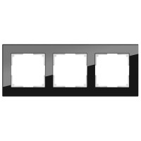  - Рамка Werkel Favorit на 3 поста черный WL01-Frame-03 4690389063411