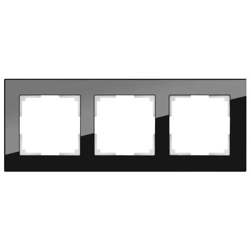 Рамка Werkel Favorit на 3 поста черный WL01-Frame-03 4690389063411 