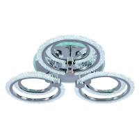  - Потолочная светодиодная люстра Profit Light 8003/3+3 CHR