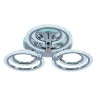 Потолочная светодиодная люстра Profit Light 8003/3+3 CHR - Потолочная светодиодная люстра Profit Light 8003/3+3 CHR