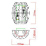 Настенный светильник Rivoli Meike 4080-402 Б0047925 - Настенный светильник Rivoli Meike 4080-402 Б0047925