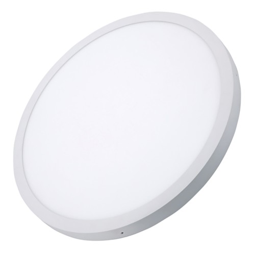 Светильник SP-R600A-48W White (Arlight, IP40 Металл, 3 года) Накладная круглая панель 48Вт, белый корпус. Цвет БЕЛЫЙ 6000K / 4080лм / 120°. CRI >80, smd2835. IP40. Размер Ф600x38мм. Питание 200-240 VAC. В комплекте драйвер (27-42V, 1200mA).