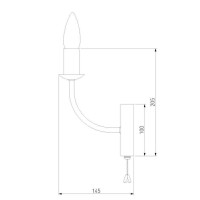  - Бра Eurosvet Santi 60139/1 хром