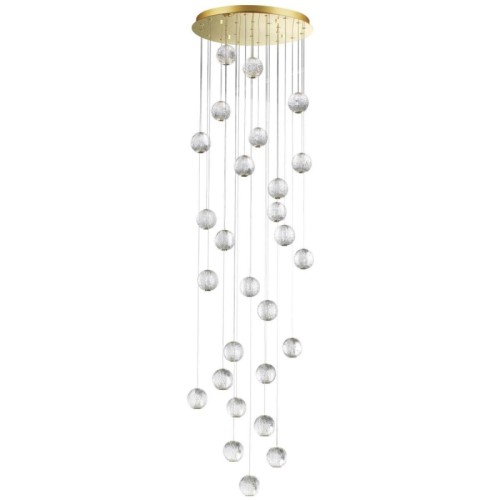 Подвесная светодиодная люстра Odeon Light Crystal 5008/120L 