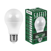  - Лампа светодиодная Saffit E27 10W 2700K Шар Матовая SBA6010 55004
