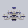 Подвесная люстра Bohemia Ivele 1308/12+6/360/2d G Cl/Clear-Blue/H-1I - Подвесная люстра Bohemia Ivele 1308/12+6/360/2d G Cl/Clear-Blue/H-1I