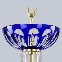  - Подвесная люстра Bohemia Ivele 1308/12+6/360/2d G Cl/Clear-Blue/H-1I
