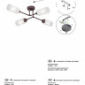 Потолочная люстра Vitaluce V4188-7/4PL - Потолочная люстра Vitaluce V4188-7/4PL