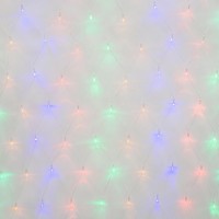  - Светодиодная гирлянда Uniel сетка 220V разноцветный ULD-N1515-96/STK Multi IP44 UL-00007218