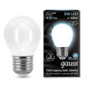 Лампа светодиодная филаментная Gauss E27 5W 4100К матовая 105202205 - Лампа светодиодная филаментная Gauss E27 5W 4100К матовая 105202205