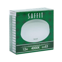  - Лампа светодиодная Saffit GX53 12W 4000K белая SBGX5312 55189