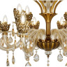 Подвесная люстра iLamp Asia 61078-8+4 BR - Подвесная люстра iLamp Asia 61078-8+4 BR