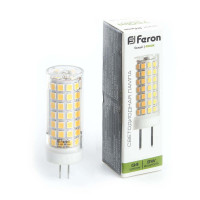  - Лампа светодиодная Feron G4 9W 4000K прозрачная LB-434 38144         