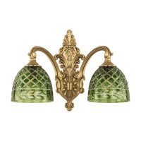  - Бра Bohemia Ivele 7209B15/2/175 FP P1 D Clear-Green/H-1J