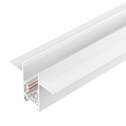 Трек встраиваемый MAG-ORIENT-TRACK-2652-FDW-2000 (WH) (Arlight, IP20 Металл, 3 года) Встраиваемый магнитный трек ORIENT с фланцем, длина 2000мм. DC48V. Материал алюминий, цвет белый. Заглушки в комплект не входят. Размер ДxШxВ: 2000x26.2x52.2мм. Размер (с учетом заглушек и фланцев) ДxШxВ: 2005x70x52.2мм.