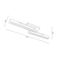  - Потолочный светодиодный светильник Deko-Light Madera 348147