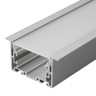 Профиль с экраном S2-LINIA69-F-2500 ANOD+OPAL (Arlight, Алюминий) - Профиль с экраном S2-LINIA69-F-2500 ANOD+OPAL (Arlight, Алюминий)