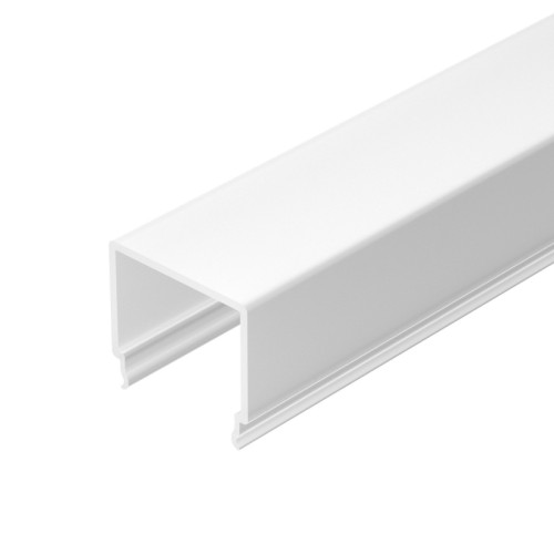 Экран ARH-LINE-3750A-VOL-2000 OPAL (Arlight, Пластик) Матовый объемный экран PC для профиля ARH-LINE-3750A, выступает за пределы профиля, боковое свечение. Длина 2м. Цена за 1м.