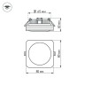 Светодиодная панель LTD-80x80SOL-5W Warm White 3000K (Arlight, IP44 Пластик, 3 года) - Светодиодная панель LTD-80x80SOL-5W Warm White 3000K (Arlight, IP44 Пластик, 3 года)